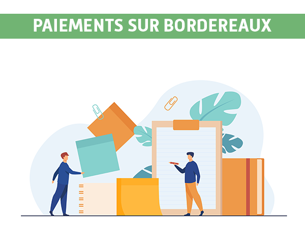 Image de la demande de paiement hors bordereaux